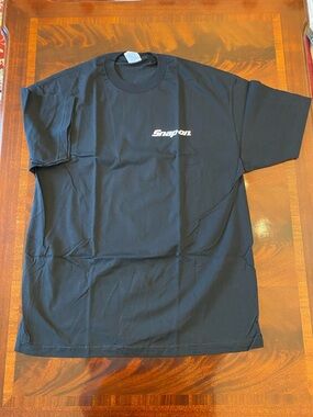 Snap-on Black Short Sleeve Logo Tee